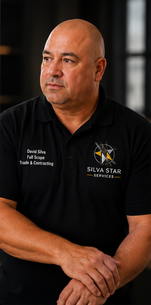 Dave Silva, owner-operator of Silva Star Services, on the job in Rehoboth, MA